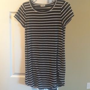 Striped fitted dress